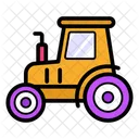 Traktor Landwirtschaftsmaschine Ackerschlepper Symbol