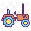 Landwirtschaftsfahrzeug Symbol