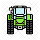 Maschinen Traktor Vorne Symbol