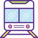 Tram Train Electric Icon