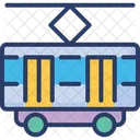 Tram Transport Vehicle Icon