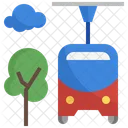 Tram Train Public Transport Icon