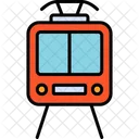 Tram Front Rail Icon