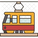 Tram Downtown Transportation Icon