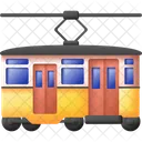 Tram Train Transport Icon