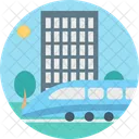 Tram Train Locomotive Icon