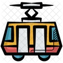 Tram Train Transport Icon