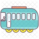 Metro Tram Public Transport Icon