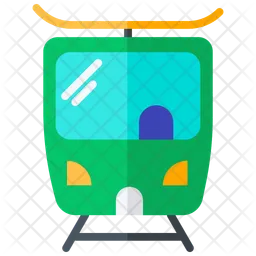 Tram Public Transport  Icon