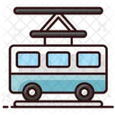 Tramcar Tramway Cable Bus Icon