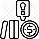 Trampa De Domino Riesgo Fracaso Icono