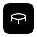 Trampolin Acrobacia Bienestar Icon