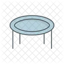 Trampolin Springen Ubung Symbol