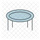 Trampoline Jumping Exercise Icon