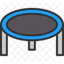 Trampoline Space Launch Icon