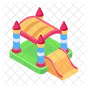 Jumping Castle Trampoline Castle Inflatable Castle Icon