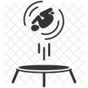 Trampoline Tumbling Acrobat Icon