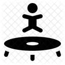 Trampoline Jump Child Icon