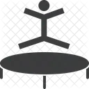 Trampoline Gymnastics Jump Icon