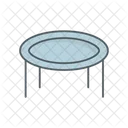 Trampoline Jumping Exercise Icon