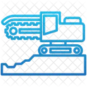 Compactage Creusement De Tranchees Construction Icône