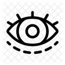 Tranensacke Augenringe Geschwollene Augen Symbol