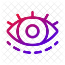 Tranensacke Augenringe Geschwollene Augen Symbol