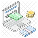 Transacao Com Cartao Pagamento Com Cartao Pagamento Online Ícone