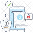 Pagamento Movel Aplicativo Financeiro Ebanking Ícone