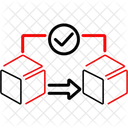 Transaccion Datos Intercambio De Datos Icono