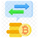 Transaccion Bitcoin Dinero Icon