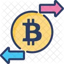 Transaccion Bitcoin Transferencia Icon