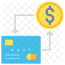 Transaccion Transaccion De Dinero Transferencia Icono