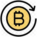 Transaccion Bitcoin Transaccion Intercambio Icono