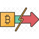 Transacción bitcoin gratis  Icono