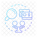 Transaccion Comparacion De Transacciones Verificacion Bancaria Icono