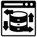 Transaccion De Datos Transferencia De Informacion Carga Icono