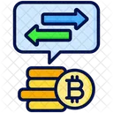 Transaction Bitcoin Money Icon