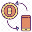 Bitcoin Mobile Transaction Transaction Bitcoin Payment Icon