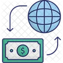 Banking Credit Card Globe Icon