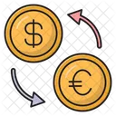Transaction Exchange Currency Icon