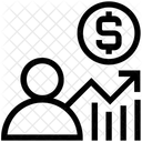 Utilisateur Transaction Graphique Icône