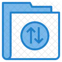 Exchange Folder Data Tarnsfer Icon