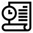 Transaction History Payment Records Financial Statement Icon