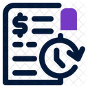 Transaction History Record Account Icon