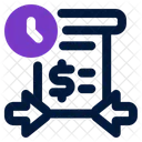 Transaction History Record Log Icon
