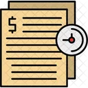 Transaction History Banking Records Icon