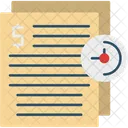 Transaction History Banking Records Icon