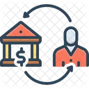 Transaction Bank Finance 아이콘