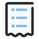 Transaction List Bill Icon